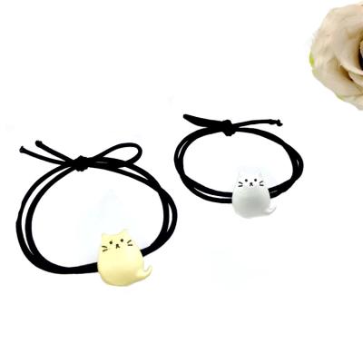 China Fashionable Cute Cat Childredn Hair Band Ponytail Cartoon Good Quality Jewelry Factory Direct Sales For Girls Women for sale