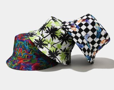 China Character Wholesale OEM Printed Reversible Bucket Hat Bucket Hats Bulk Custom Logo 2021 for sale