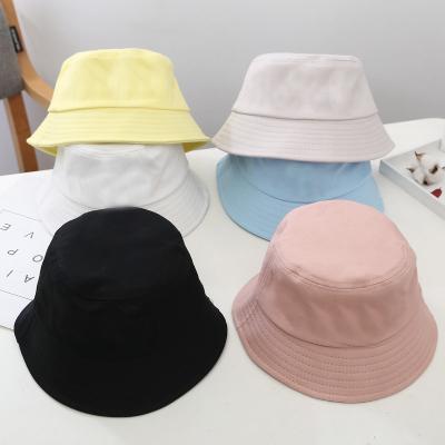 China Free Shipping Custom Wholesale Moq Character White Stocking Fisherman Hat Kids Baby Bucket Infant Hat For Kids Hats for sale