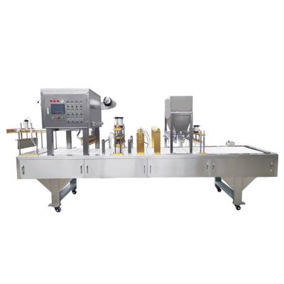 China Beverage Fast Food Compartment Tray Sealing Machine for sale