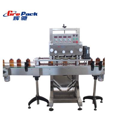 China Automatic Plastic Glass Jar Screw Beverage Bottle Capping Machine for sale