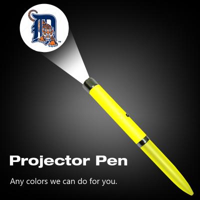 China office & School Pen China Big Factory Good Price Projector Light Pencil LED Ballpoint Pens With Visit Welcome for sale