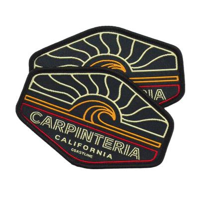 China Viable Heat Transfer Patch On Custom Designer Iron On Patches Clothing Embroidery Patch for sale