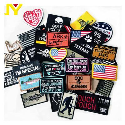 China Funny Sticker Tactical Embroidery Armband Backpack Accessory 3D Decorative Clothing Patch for sale