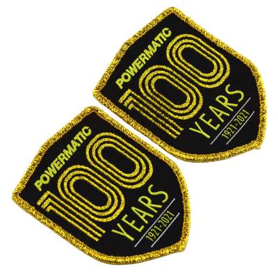 China Sustainable Iron On Embroidery Patches Sport Team Logo Custom Patches Embroidered Patches For Jacket for sale