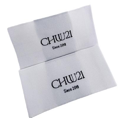 China Sustainable High Quality Custom Apparel Garment Fabrics Woven Label for sale