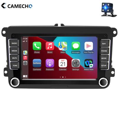 China GPS CAMECHO Android Dual Din Car Apple Carplay Android Wireless Auto Stereo For VW Passat Jetta TOURAN SEAT, 7INCH HD Touch Screen for sale