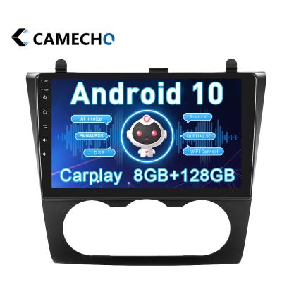 China GPS Camecho 8+128GB 2 Din 8 Core 2 QLED Carplay Android 10 AI/GPS/Wifi/BT/DSP/RDS For Nissan Teana Altima Year 08-12 for sale