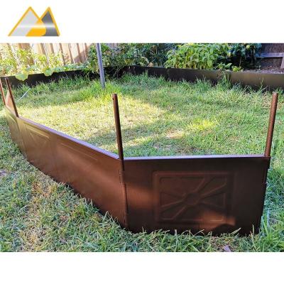 China Easy Assembly Decorative Metal Lawn Edging LANDSCAPE Steel Border Easily Assembled for sale