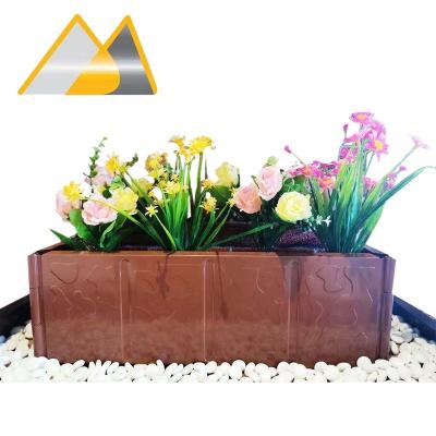 China Easily Assembled Heavy Duty Metal Steel Powder Coated Garden Edging Border Landscaping for sale