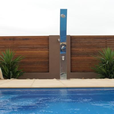 China Outdoor places (such as Audemar Stainless Steel 316 straight outdoor swimming pool shower for swimming pool and garden for sale