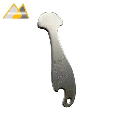 China Key For Trolley In Supermarket 1.8mm 304 Stainless Steel Trolley Key for sale