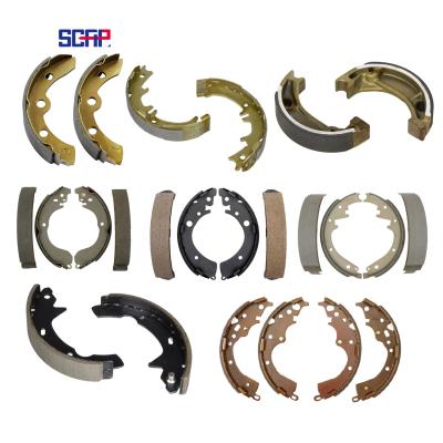 China Scap S910-1616 Customizable Car Spare Parts Auto Brake Shoe With Brake Lining for sale