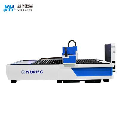 China YH-1325G Water Cooled Fiber Laser Metal Cutting Machine 1000w/2000W/3000W/5000W GW Laser Power for sale