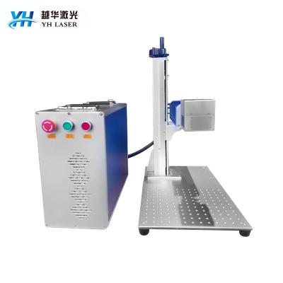 China Automated Loading Raycus Split Type Portable Desktop Type 20w 30w 50w 100W Fiber CO2 Laser Marking Machine for sale