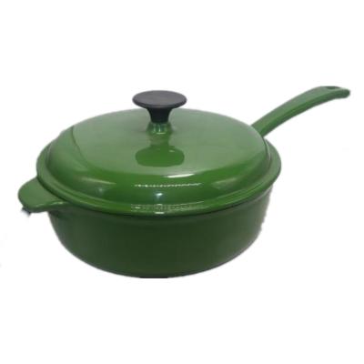 China Factory retail cast iron sustainable enaeml soup pot pan for sale