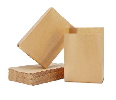 China Recycled Paper Food Use And Food Materials RTS Large Feature Industrial Recyclable White Medium Brown Small Kraft Paper Bag for sale