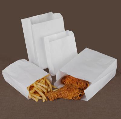 China High Quality Materials RTS Recycled Disposable Kraft Paper Food Paper Custom Paper Bag Packaging No Handle for sale