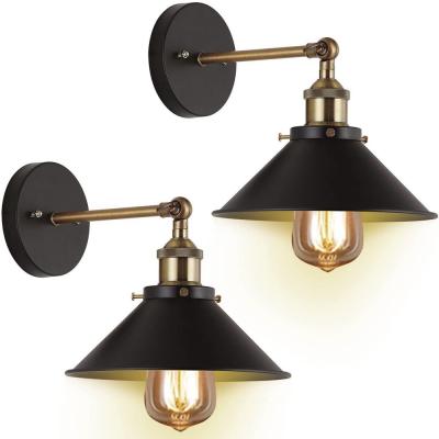 China Vintage JACKYLED Wall Sconces Lights E26 E27 Base Modern Industrial Vintage Lamp Fitting Steel Finished For Cafe Club Wall Light for sale