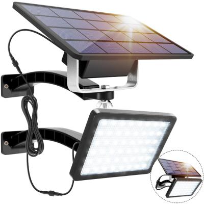 China Classic Garden JACKYLED New Products Remote Control Solar Front Porch Waterproof Ceiling Black Wall Mount Light for sale