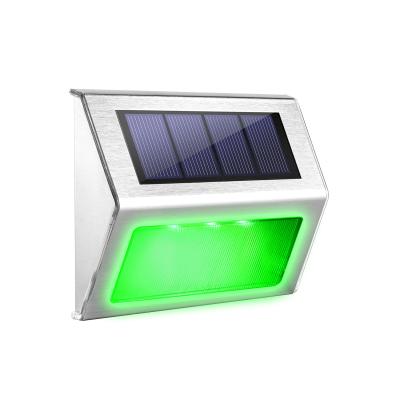 China ROAD JACKYLED Solar Step Lights Bright Solar Powered Stainless Steel Deck Lights Protect Outdoor Weather Lighting for sale