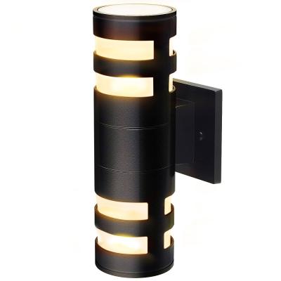 China JACKYLED 2-Pack Ip65 JACKYLED 2-Pack Modern Waterproof Outdoor Wall Light Cylinder Wall Sconce IP65 Porch Lights Warm Wall Lamp for sale