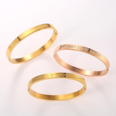 China Office/Career Custom Company Logo Bracelet Engraved Personalized Inspirational Bracelet for Men and Women for sale