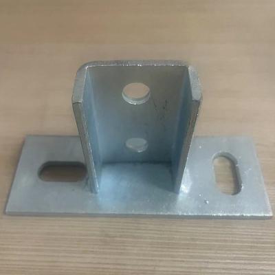 China Steel Bolted Galvanized Steel Seismic Bracket Accessories Corrosion Resistance for sale