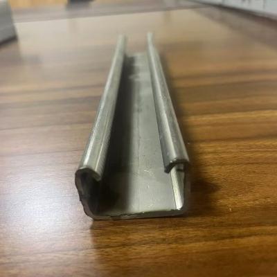 China Perforated Carbon Steel Metal Steel Strut Channel / Slotted C Channel Steel for sale