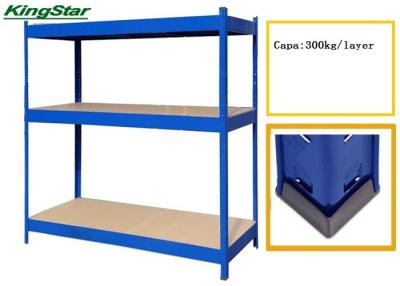 China Estantería industrial de Warehouse Boltless, unidad resistente de la estantería de 3 gradas en venta