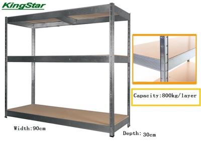 China Boltless resistente modular galvanizado que arquiva o conjunto fácil da capacidade 800Kg à venda