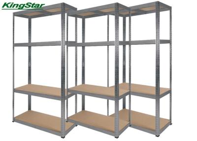 China Capacidade resistente da unidade 300kg do shelving do metal de Boltless com prateleira do MDF à venda