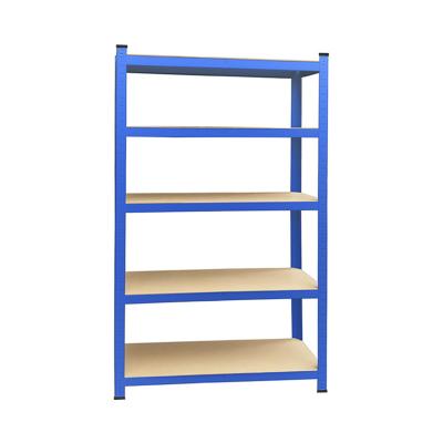 China 5 Tier/Layer Powder Coated Boltless storage Shelving, racking,shelving unit , 265kg/layer Large Capacity,medium MDF, for sale