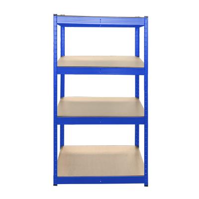 China 175kg 4 Tier Heavy Duty Boltless Racking System Unit Boltless Garage Storage Shelf  Shelving 180x80x40cm Gs Sgs Tuv for sale