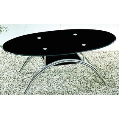 China 501 oval hot sell oval glass top coffee table xyct-070 for sale