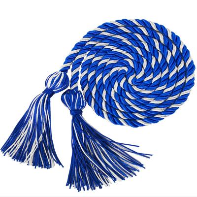 China Easy To Wear And Change Factory Direct Hot Sales Gold Color 67inch Honor Rope Graduation Tassel for sale