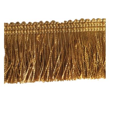 China Easy To Wear Fashion Brush Chain Fringe With Trim For Pillow Polyester Fringe for sale