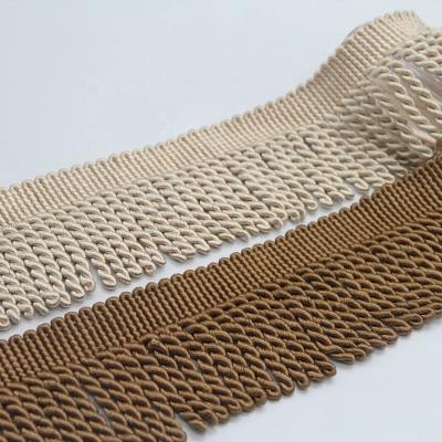 China Easy to Wear and Change Cotton Bullion Brush Fringe for Sun Umbrella Trimmings for sale