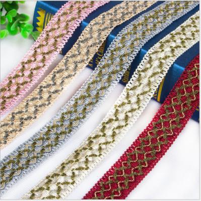 China Viable Factory Direct Hot Sales High Quality Decorative Pillow Braid Lace Trim for sale