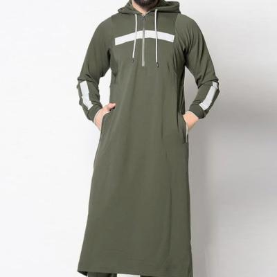 China Dubai Islamic thobe men long style hoodie hot sales Limanying factory supply polyester thobes men for sale