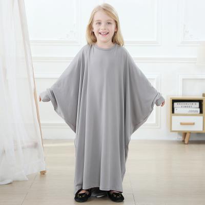 China High Quality Factory Price Polyester Limanying Muslim Kids Clothes Children Burqa Jilbab Girls Prayer Islam Kaftan Dress Middle East Clothing for sale