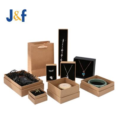 China Custom Recyclable Black Jewelry Cardboard Eco - Friendly Gift Logo Necklace Box Packaging for sale