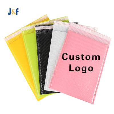 China Strong Adhesive Customized Printed Poly Air Bubble Mailer Bag Padded Plastic Bubble Resistant Padded Envelope Packaging Mailing Bags for sale