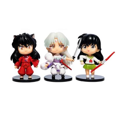 China Toy China Supply 6pcs/set Cartoon Inuyasha Action Figures Statue Action Numbers Anime Collection Anime Boys Girls Toys for sale