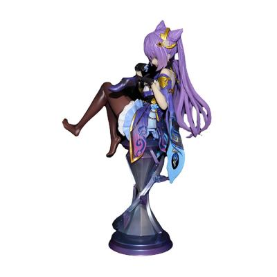 China Genshin Impact Anime Character Beauty Girl Model Ornaments Funny High Quality Hand--stocking for sale