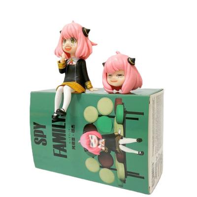 China Wholesale New Funny Anime Figure China PVC Doll Car Ornament Standing Sitting Stock Numbers for sale