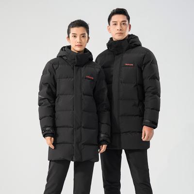 China Duck Down Jackets Logo Print Warm Water Hooded Waterproof Custom Made Men's High Quality QUICK DRY Men's Duck Down Coat for sale