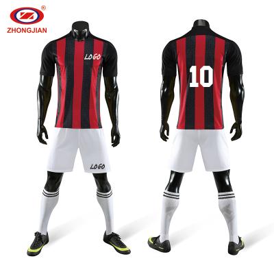 China Custom Cheap Sublimation Soccer Wear Shirts Whoesale Uniforms Set Team Training Football Jerseys for sale