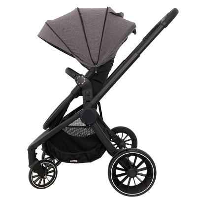 China 2021 multifunctional babyfond cheap travel activity gear 3 foldable in 1 baby stroller baby stroller leather brown for sale