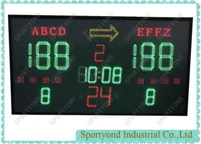 China Wireless RF LED Electronic Digital Basketball Scoreboard for sale